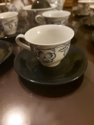 Juego café vintage Pontesa 10 tazas