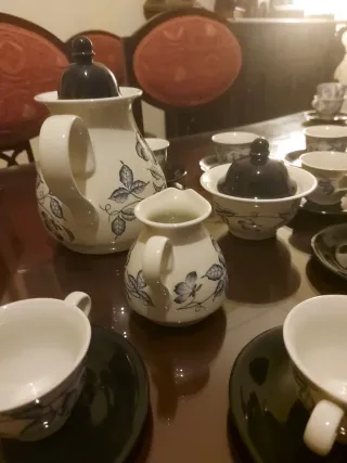 Juego café vintage Pontesa 10 tazas