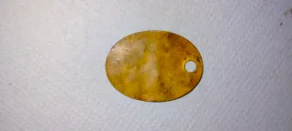 Targhetta vintage ovale