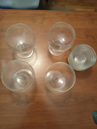 Set 4 Copas y Recipiente Cóctel Marisco