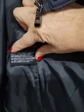 Cappotto uomo grigio scuro con pettorina interna