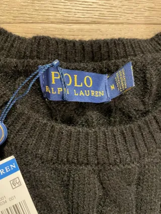 Jersey Polo Ralph Lauren Negro Talla M