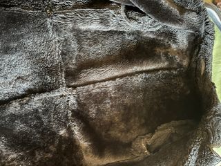 Cappotto scamosciato donna con pelliccia