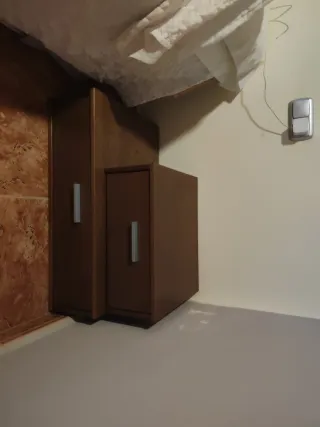 Mesitas de noche roble tintado,para colgar