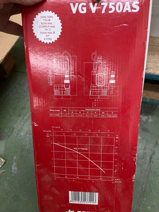 Bomba sumergible ESPA VGV 750AS