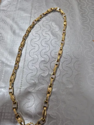 Cadena y Colgante Oro 18k 52g