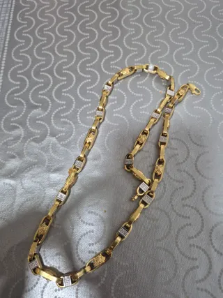 Cadena y Colgante Oro 18k 52g