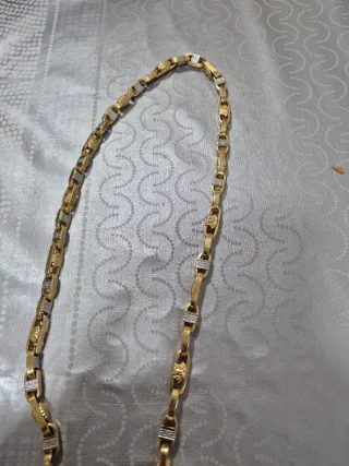 Cadena y Colgante Oro 18k 52g