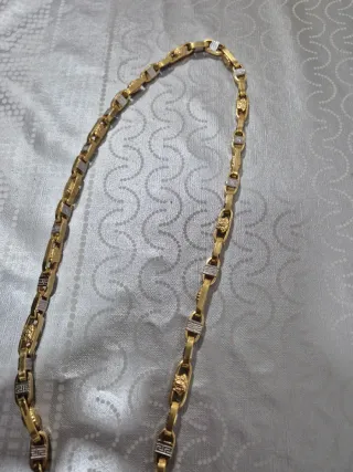 Cadena y Colgante Oro 18k 52g