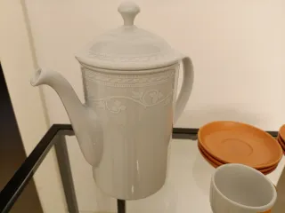 Juego de café tetera y tazas
