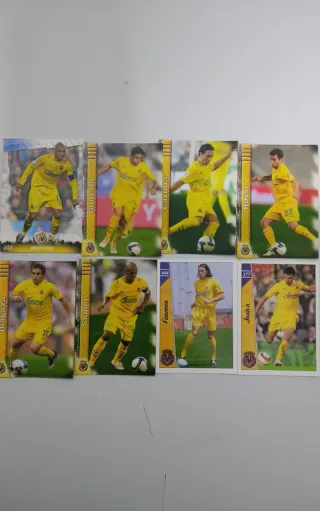Cromos Villarreal CF diferentes años