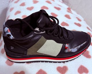 Zapatillas Gioseppo Mujer Negras Multicolor