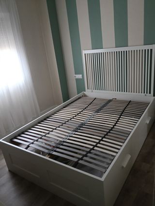 Cama Ikea Madera Blanca