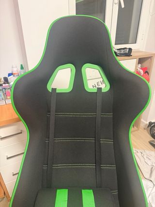 Silla Gamer Negra y Verde