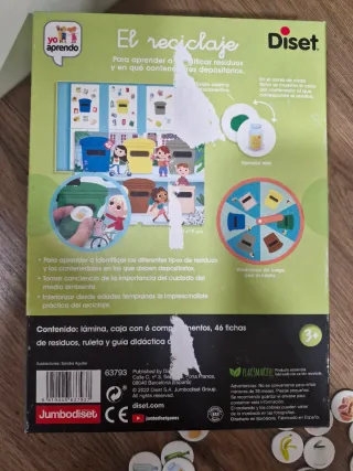 Juego educativo Diset - El Reciclaje