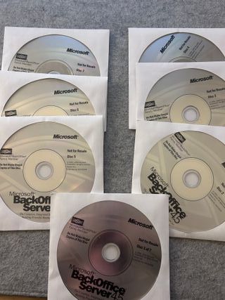 Microsoft BackOffice Server 4.5 Scatola Vintage