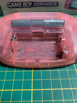 Nintendo GBA Game Boy Advance Milky Pink con Box