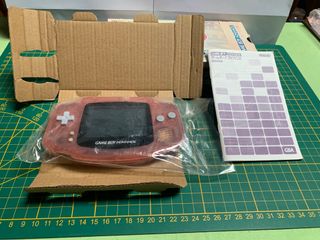 Nintendo GBA Game Boy Advance Milky Pink con Box