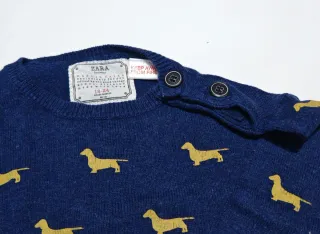 Jersey Zara niño 18-24 meses perros