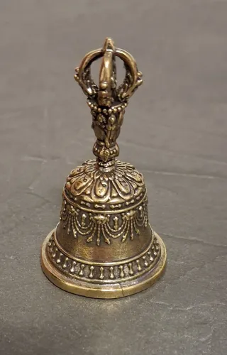 Campana Tibetana Ottone Massiccio
