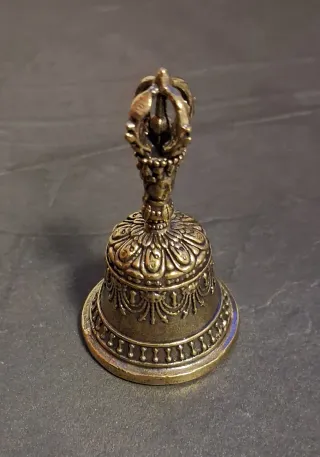 Campana Tibetana Ottone Massiccio