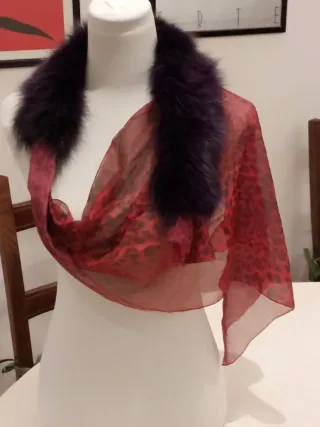 Sciarpa Diego dalla Palma Animalier Eco-Fur