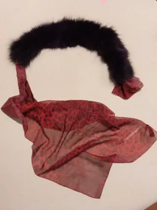 Sciarpa Diego dalla Palma Animalier Eco-Fur