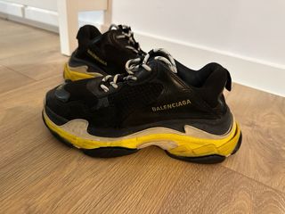 Balenciaga Triple S Black Yellow
