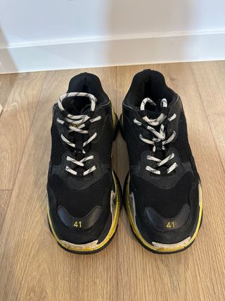 Balenciaga Triple S Black Yellow