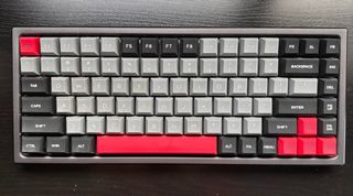 Teclado Mecánico EPOMAKER SK84 Gris/Rojo