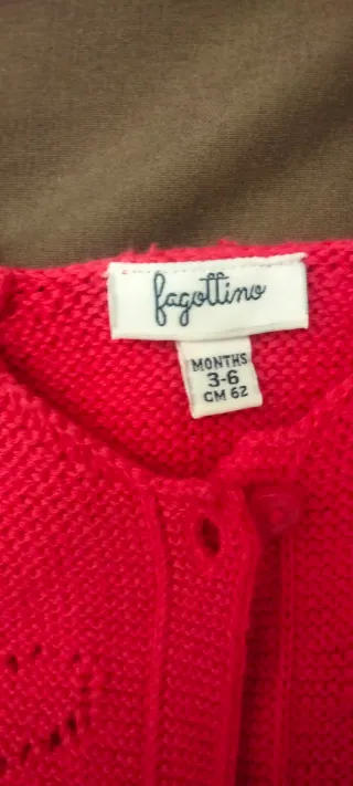 Giacchetta cardigan bimba con cuori