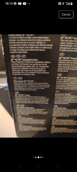 Casco Protector Auditivo 3M EPI