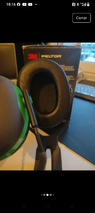 Casco Protector Auditivo 3M EPI