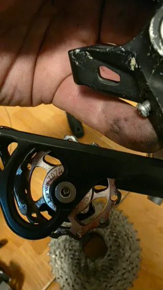 Desviador y Cassette Bicicleta Shimano XT