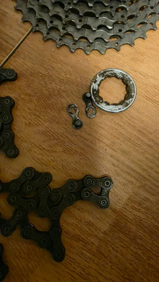 Desviador y Cassette Bicicleta Shimano XT