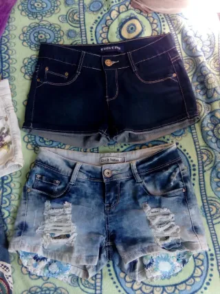2 Shorts vaqueros