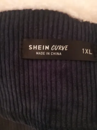 Chaqueta Shein Borrego Talla XL