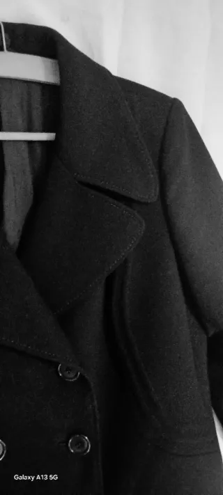 Cappotto donna vintage anni 70 nero