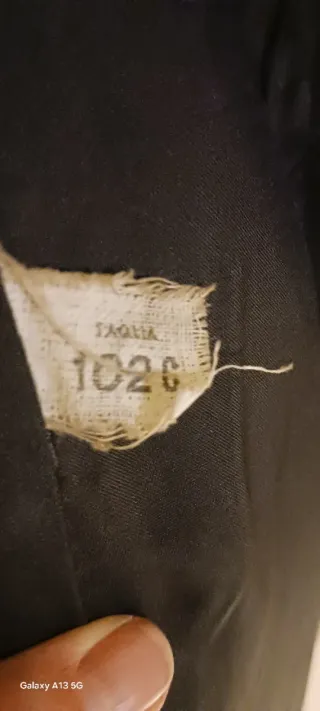 Cappotto donna vintage anni 70 nero