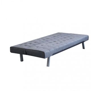 Divano Letto Moderno in Tessuto 3 Posti Compatto