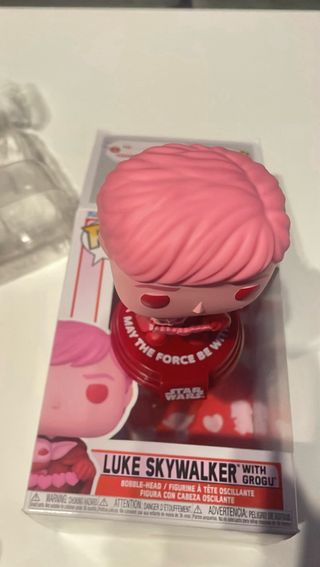 Funko Pop Star Wars Luke Skywalker con Grogu 494