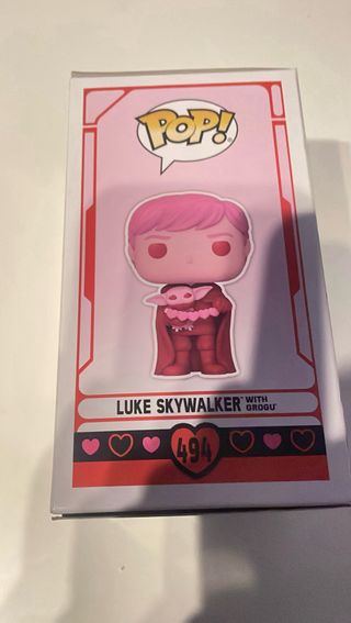 Funko Pop Star Wars Luke Skywalker con Grogu 494