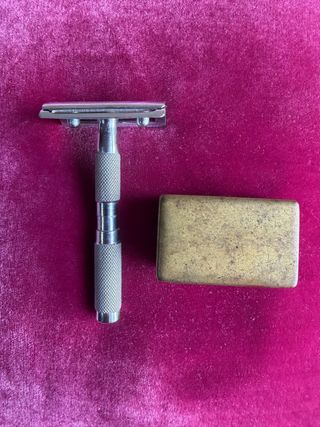 Maquinilla Afeitar Ejército Años 50 Desmontable