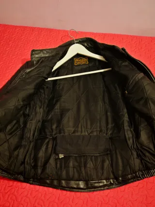 Chaqueta de cuero para moto