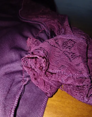 Vestido fiesta encaje talla XXXL rojo