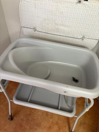 Bañera Bebé Chicco Cuddle & Bubble Gris