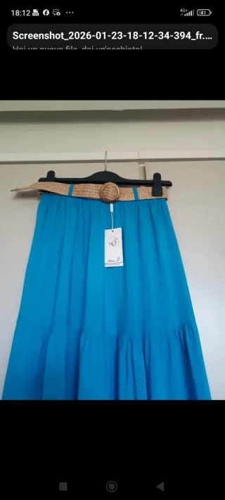 Completo gonna + T-shirt nuovi con cartellino