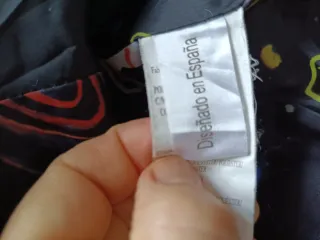 Chaqueta de plumas azul entallada mujer