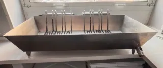 Freidora industrial acero inoxidable