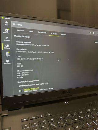 Portatile da gioco ASUS TUF Dash F15
